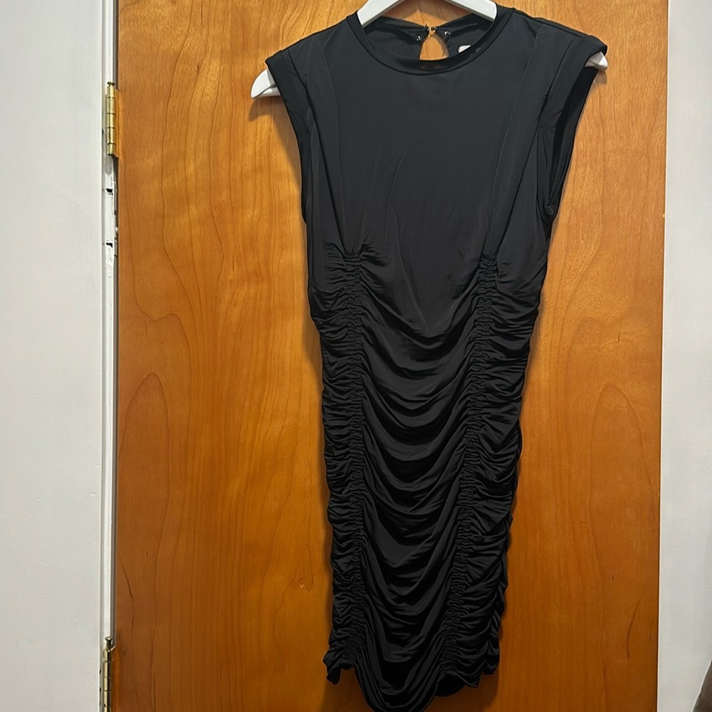 Black mini dress